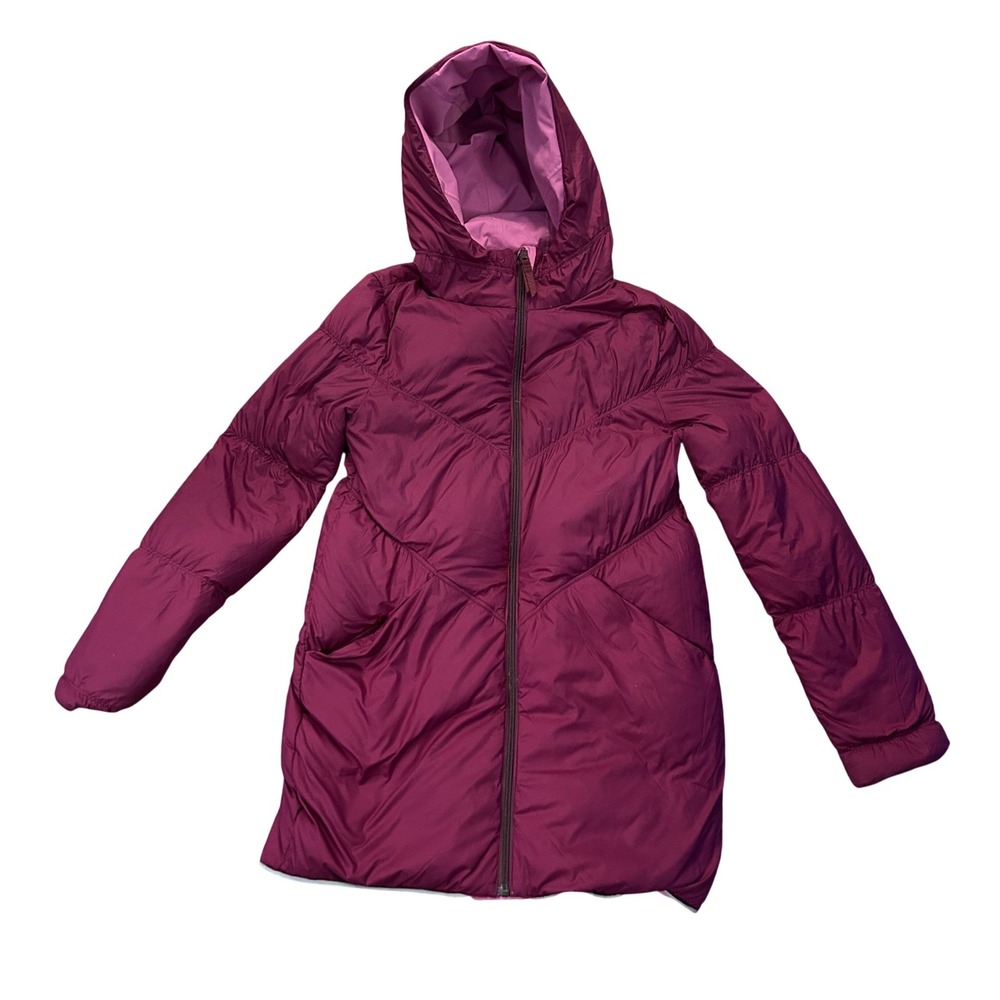 Ivivva By Lululemon Girls Knock Down The Cold Jacket Reversible Goose Down 10 - Picture 2 of 10